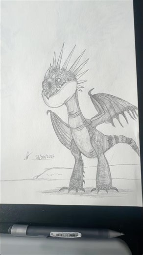 My Stormfly sketch! #howtotrainyourdragon #httyd #drawing #foryou #art