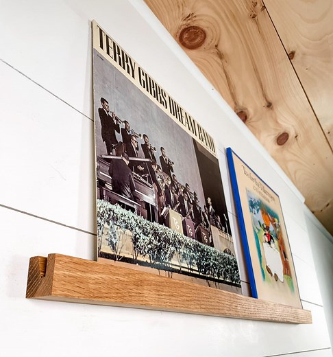 Vinyl Record Display Shelf, Vinyl Display, Wooden Floating Record Holder, Record Shelf, Record Ledge, for the Vinyl Record Collector - Etsy
