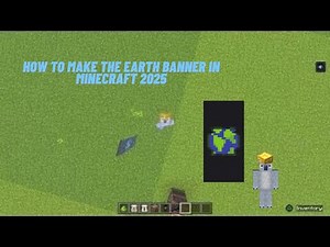 How To MAKE THE EARTH BANNER IN MINECRAFT