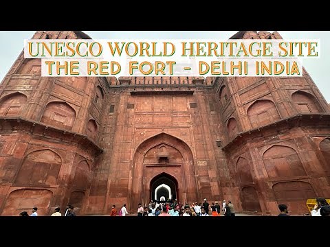 The Red Fort or Lal Qila - UNESCO World Heritage Site - Old Delhi India 2024