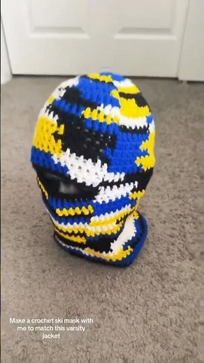 Multi Color Crochet Ski Mask (Balaclava)