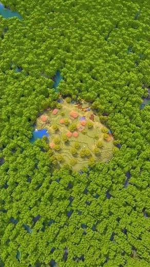 Minecraft Seed With An Abandoned Village Surrounded By Mangrove Swamp!