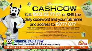 3.6K views · 119 reactions | $50,000 Cash Cow winner!!! Darren Stenhouse from Rosewater. Ready to pay lots of bills. And, just in time - his job in Elizabeth will be made redundant next year. Congrats Darren! More info: yhoo.it/2cUYR8M #CashCow #sun7 | Sunrise | Facebook