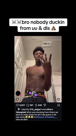 Bro texted me and after went on da net acting like he had me ducking dis cheeks😂😂 #deeglokk #dallasdrill #vonoff1700 #rundown4