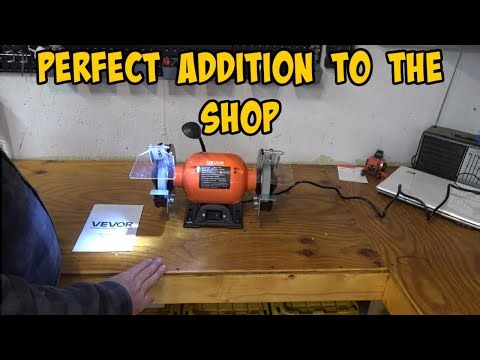 A New Bench Grinder For the Shop!