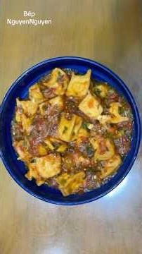 Tofu in tomato sauce: the secret to achieving the ultimate deliciousness of this dish. #NguyenNgu...
