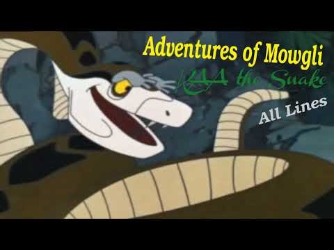 🎤🐍 VOICE OVER - Adventures of Mowgli - Kaa the Snake ALL LINES🎤🐍