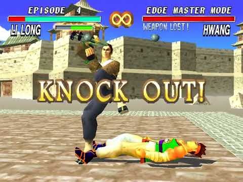 Soul Blade (PS1) Playthrough - Edge Master Mode - Li Long (All Weapons)