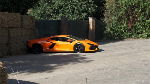 Lamborghini Revuelto Drift Fail And Hits The Wall