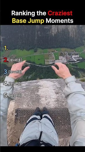 Ranking the Craziest BASE Jump Moments...