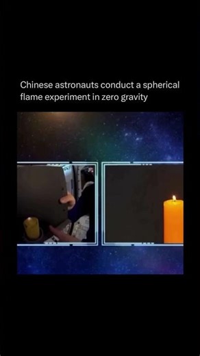 🔥 Why Fire Becomes a Sphere in Space | Microgravity Explained 🚀 #Science #Space #Fire