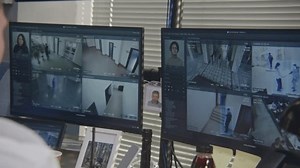 Close Shot Security Officer Controlling Cctv Stock Footage Video (100% Royalty-free) 1102015491 | Shutterstock