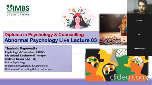 Abnormal Psychology Live 03