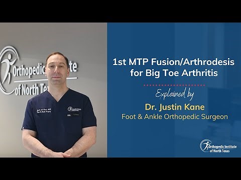 1st MTP Arthrodesis Explained | Big Toe Fusion Surgery for Hallux Rigidus | Dr. Justin Kane