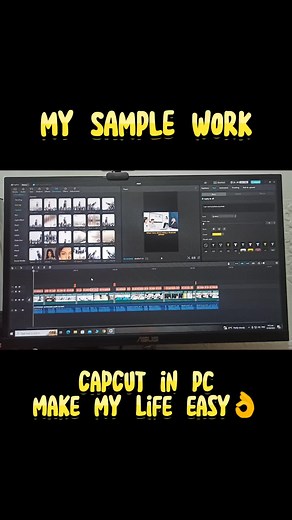 My Sample work in CapCut Using Pc. CapCut made my Life easy🥰 #videoeditor #freelancing #videoediting #videoeditingtips #videoviral