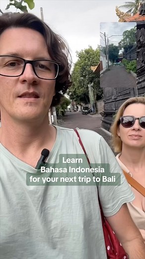 1K views · 20 reactions | How to say “no thanks” in Indonesian, if you are coming to Bali in 2024 - grab ohr free Bahasa Indonesian guide - #languagetalksandmicrophonewalks #bali | Chad and Mia - Bali Family Travel | Facebook
