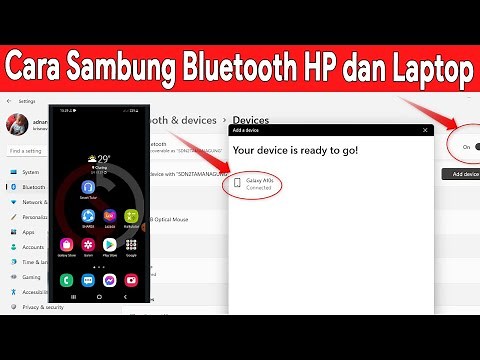 cara menyambungkan bluetooth hp android ke laptop