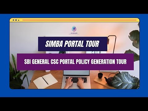 Process Flow : SIMBA SBI General Insurance Policy | Step-by-Step Customer & Vehicle Details Entry
