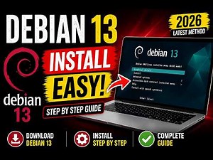 Debian 13 Download & Installation Full Guide | Step by Step (2026) | Beginner Friendly|IT4U Tech Hub