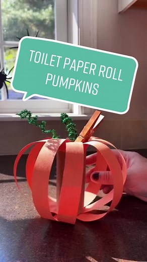 Creative Halloween Toilet Paper Roll Pumpkins Craft Ideas