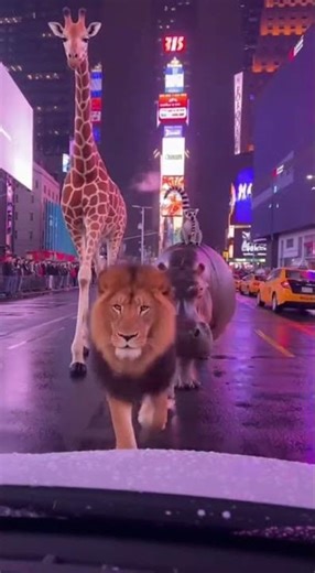 City Meets Wildlife 🦁🏙️