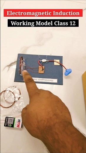 Electromagnetic Induction Working Model | Physics Working Model Class 12