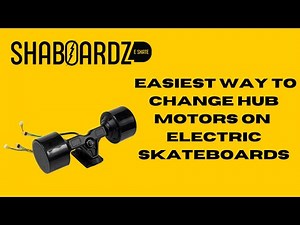 Changing hub motor on your electric skateboard