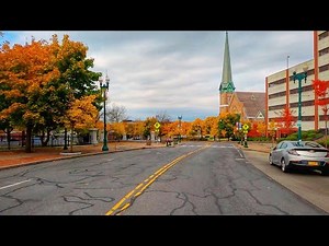 Driver's View: Beautiful Autumn Around Schenectady, New York