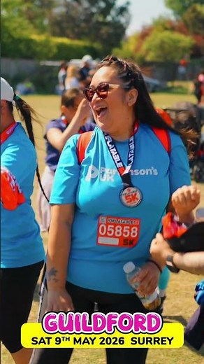 Guildford - We're coming for you! 🫵 The UK's BIGGEST inflatable 5k obstacle course! #funrun 🎉