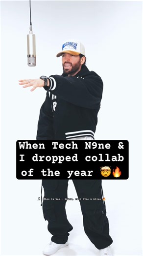 When Tech N9ne & I dropped collab of the year 🤯🔥 #music #rap #hiphop #techn9ne #songwriter #rapper