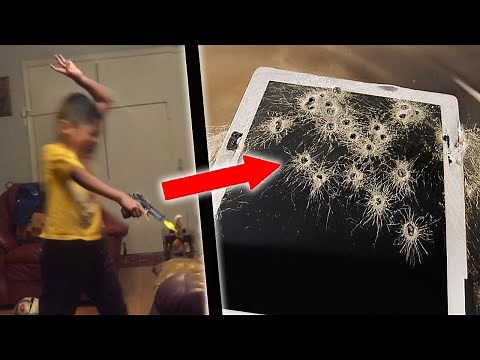 Kid SHOOTS Dad’s iPad after RAGING in Geometry Dash..