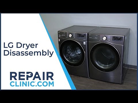 Disassembly - LG Electric Dryer (Model DLEX4000B)