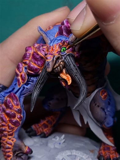 New Patreon tutorial video available now! Thank you to everyone who is already over there, your support means I can keep putting out more and more speedpaint content! . Model printed by @warriorprints3d . #warhammer #troll #dungeonsanddragons #speedpaint #minipainting