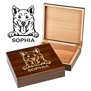 Custom Shiba Inu Dog Box | Engraved Dog Memory Box | Personalized Dog Keepsake | Pet Memorial | Etched Pet Urn | Personalized Pet Gifts - Etsy Canada