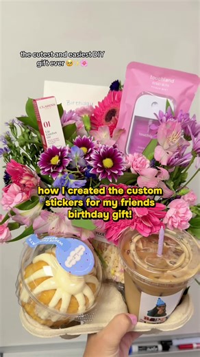 DIY Custom Stickers for Birthday Gifts