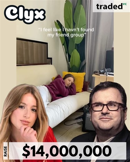 Traded: Venture Capital 🦄 | Clyx, a New York City-based friendship platform for Gen Z, raised $14M in Series A funding led by Blitzscaling with participation from... | Instagram