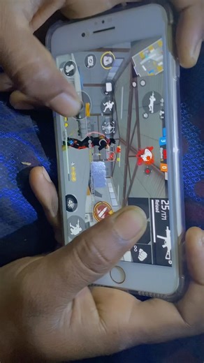 iPhone 7 Plus 📲⚙️ Free Fire 🔥 Handcam Gameplay