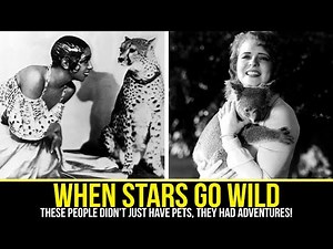 Classic Celebrities And Their Exotic Pets