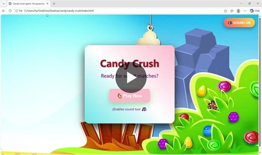 Candy Crush Game Built with JavaScript, HTML, CSS | shiekh Amber Jawed posted on the topic | LinkedIn