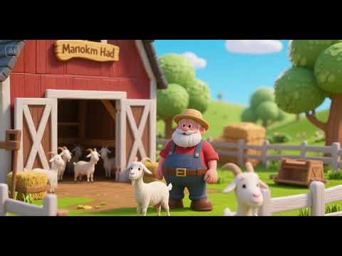 🐐🎶 Old MacDonald Had a Barn Full of Goats | Nursery Rhymes & Kids Songs