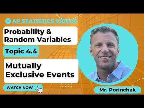 AP Statistics: Topic 4.4 Mutually Exclusive Events