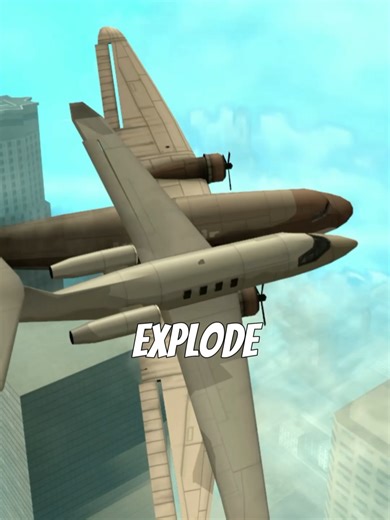 What Happens If You Crash a Plane Mid-Air in GTA Games? #GTA #GTAV #Gaming #Viral #FYP