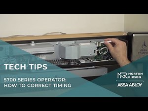 5700 Operator: How to Correct Timing - Technical Product Support