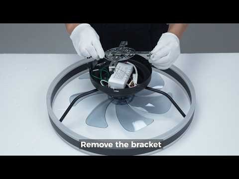 20” Ceiling Fan with Light Installation Instruction