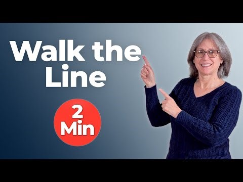 Heel-Toe Balance Exercise (Tandem Walking) | Physical Therapy