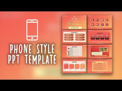 Phone Style Powerpoint Template