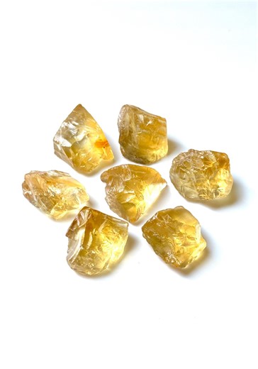 Raw Natural Citrine Rough Lot 7 Pcs 24–16mm 242.40ct | Yellow Quartz Crystals | Untreated Jewelry Making Stones - Etsy