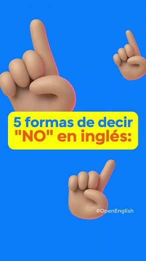 ¡Ya es hora de salir del "YES/NO" y sorprender con nuevas frases en inglés! | Open English | Facebook