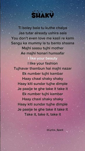 Sanju Rathod (ft. Isha Malviya) - Shaky (Lyrics) #hindisong #songlyrics #music #shaky #sanjurathod