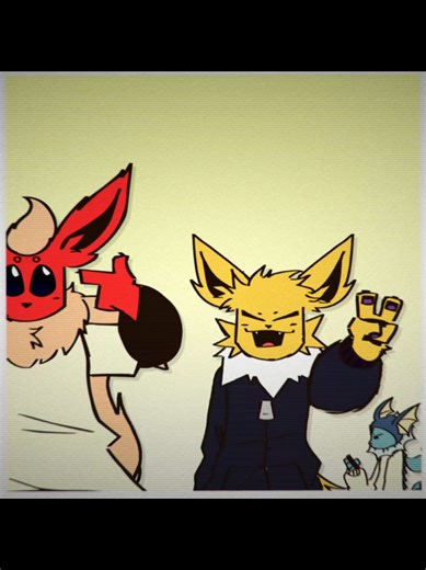 That Espeon is NOT HIM BRO (Jolteon oc: @Shareish :3) #pokemon #animation